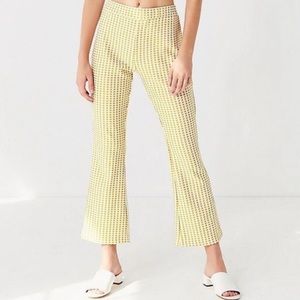 Yellow Plaid Urban Outfitters Pants